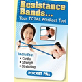 Exercise Resistance Band w/ Instructional Pocket Pal